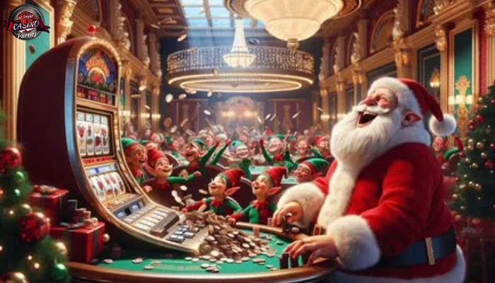 Mock Casino Xmas Party Option Santa Clause