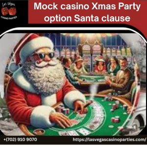 Mock Casino Xmas Party Option Santa Clause