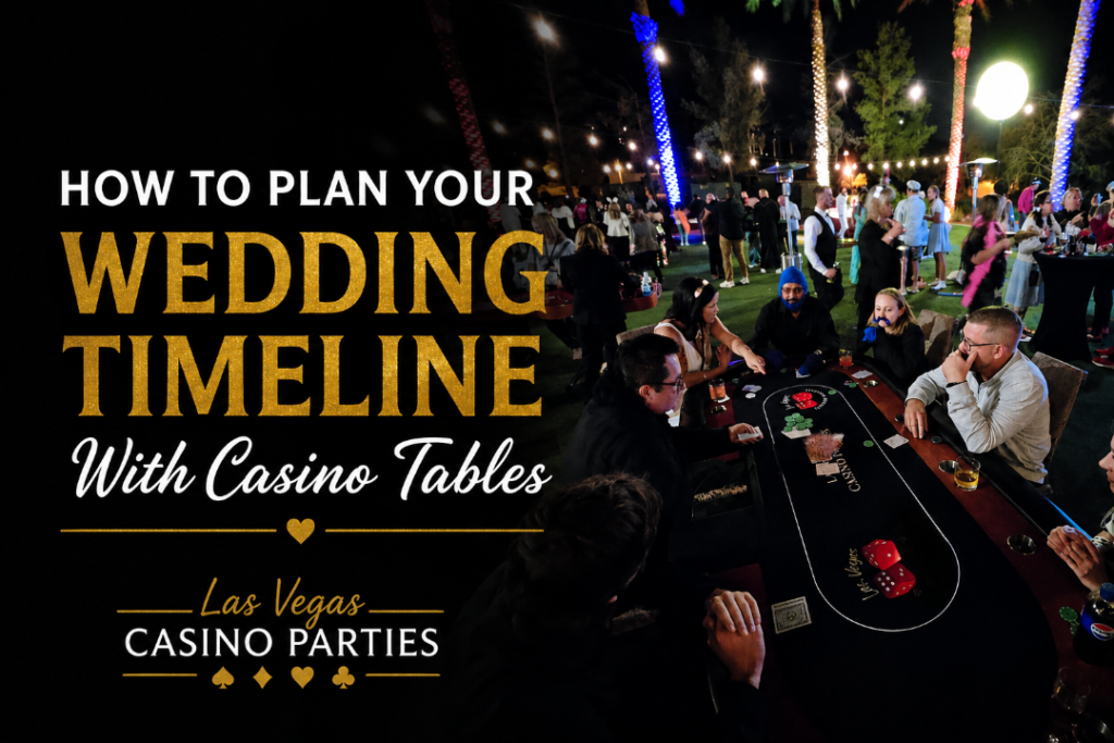 How to Plan Your Wedding Timeline With Casino Tables